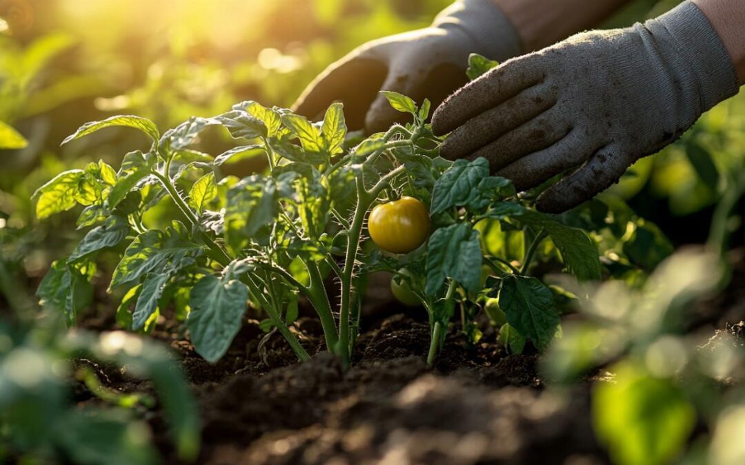 Feuilles de tomates qui jaunissent : que faire pour traiter efficacement vos plants mal arrosés ?